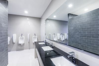 Bathroom with Smart Tech Features